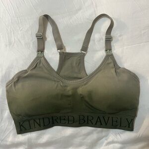 Kindred Bravely Sublime® Nursing Sports Bra – Ombré Green – Small